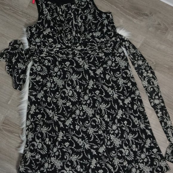 Studio 1940 Lon Floral pattern black & white 20w - Picture 1 of 6